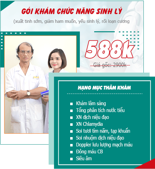 gói khám chức năng sinh lý